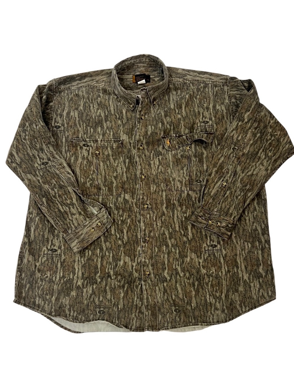 Browning Men's Camouflage Field Shirt Jacket - Olive/Green/Brown